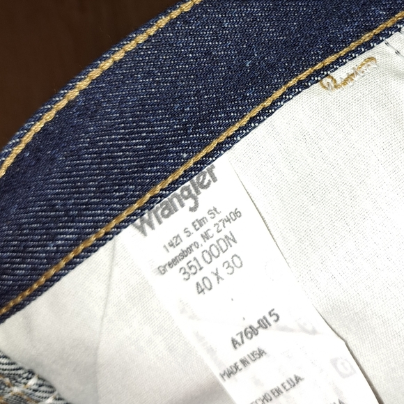 Wrangler rugged wear raw denim - Picture 3 of 3